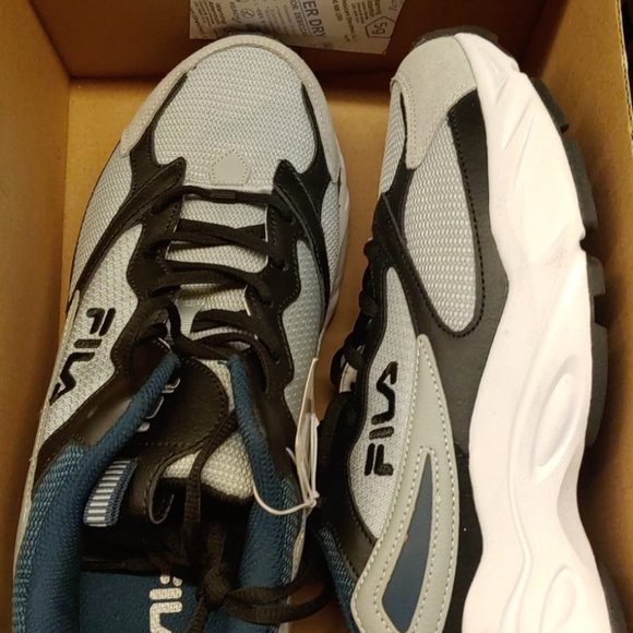 Fila Other - Fila Men's  Athletic Running Hiking Shoes Grey/Black/ Blue(slightly damaged)
